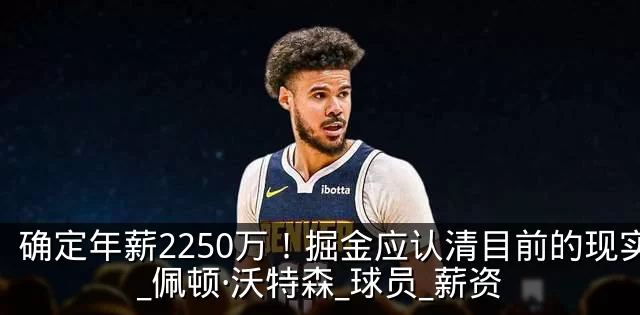 确定年薪2250万!掘金应认清目前的现实_佩顿·沃特森_球员_薪资